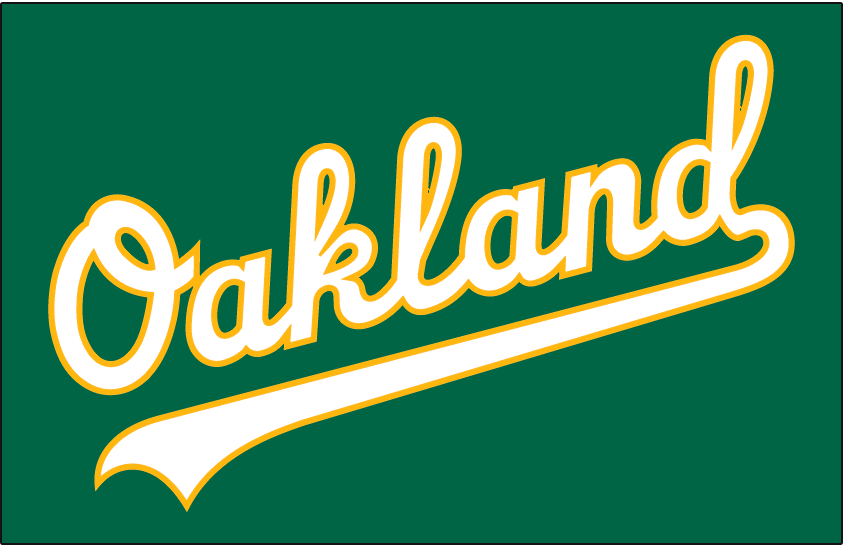 Oakland Athletics 2018-Pres Jersey Logo iron on transfers for clothing